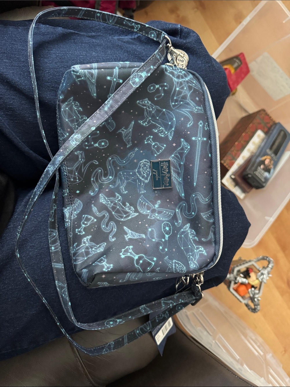 Ju-Ju-Be Navy Teal Zodiac Crossbody Bag
